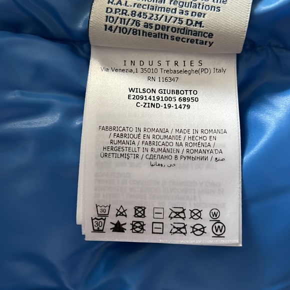 NEW WILSON GIUBBOTTO MONCLER JACKET - Picture 13 of 14